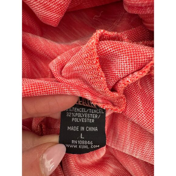 KÜHL Women’s Lightweight Hooded Zip-Up Jacket | Salmon Pink | Size Large - Picture 4 of 7